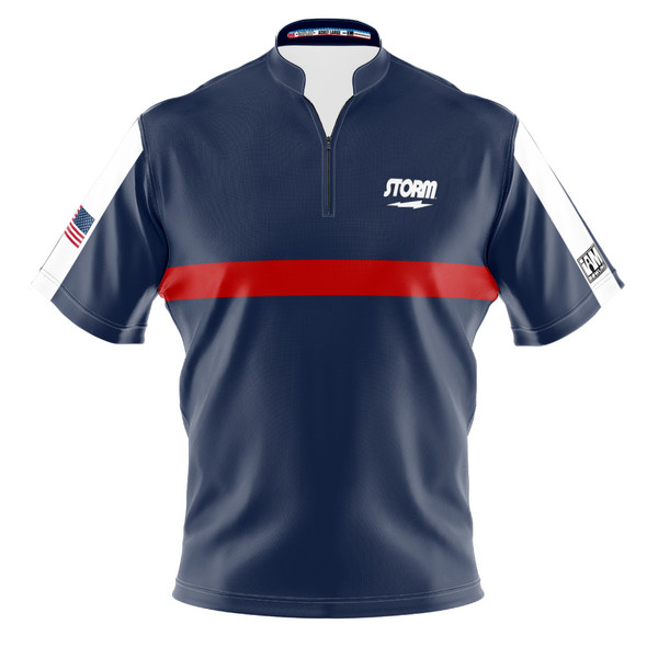 Express Storm USA Patriotic Racer Bowling Jersey