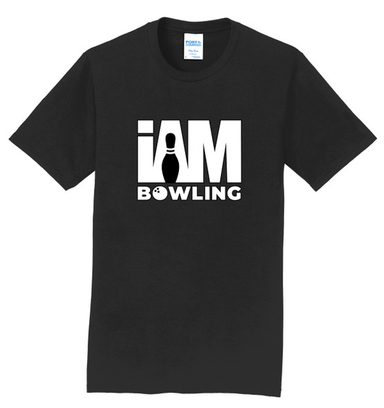 I AM Bowling - White Logo - Tees