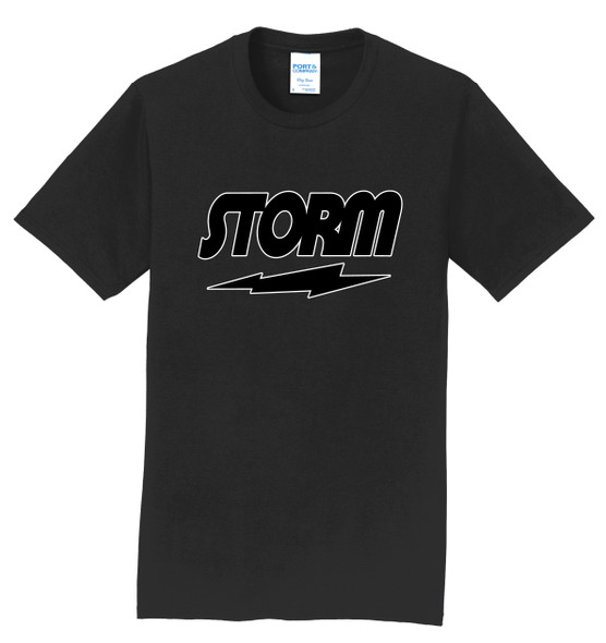 Storm - Black Logo White Outline - Tees