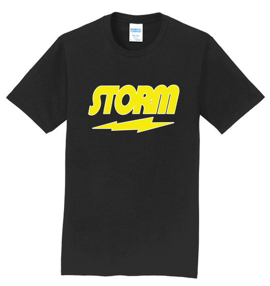 Storm - Yellow Logo White Outline - Tees