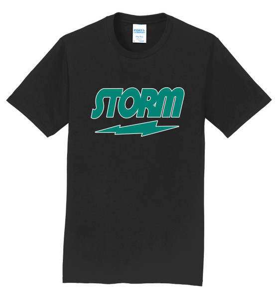 Storm - Teal Logo White Outline - Tees
