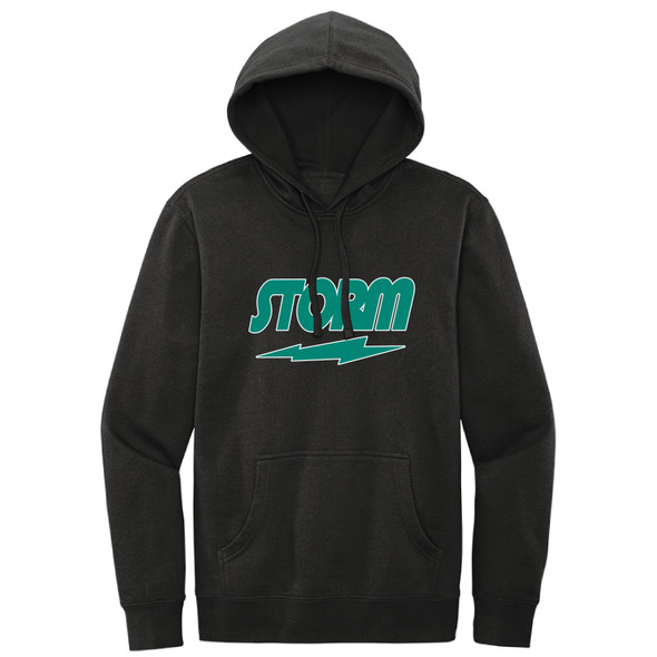 Storm - Teal Logo White Outline - Hoodies