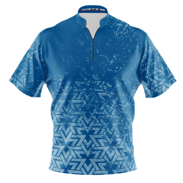Build Your Own Azure Star Burst Bowling Jersey