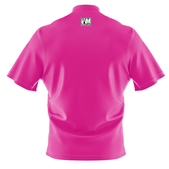 Build Your Own Solid Magenta Bowling Jersey