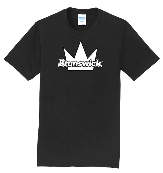 Brunswick Crown White Logo Tee