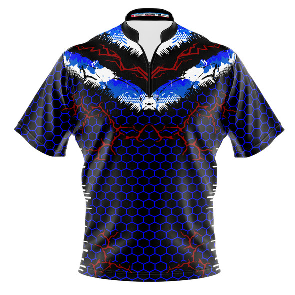 Build Your Own Liberty Blue Hexaglow Bowling Jersey