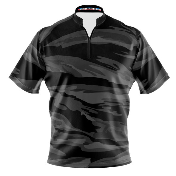 Build Your Own Black Stripe Camo Bowling Jersey