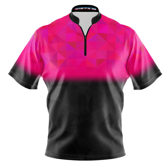 Build Your Own Fuscia Mosaic Bowling Jersey