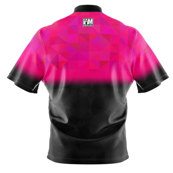 Build Your Own Fuscia Mosaic Bowling Jersey