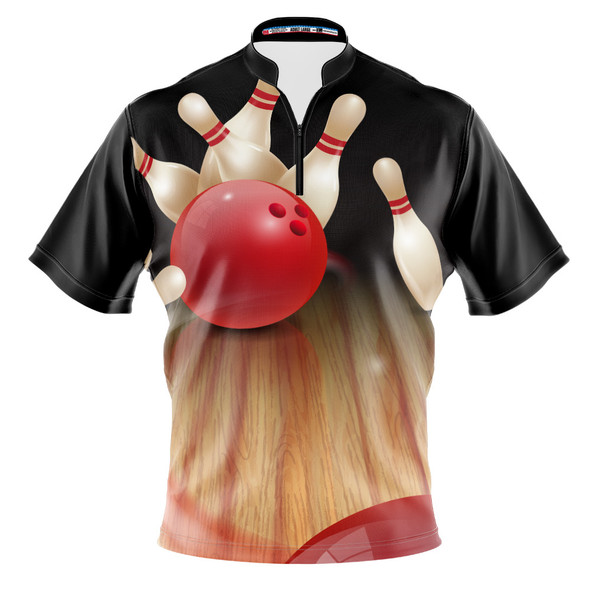 Build Your Own Red Hot Strike Bowling Jersey