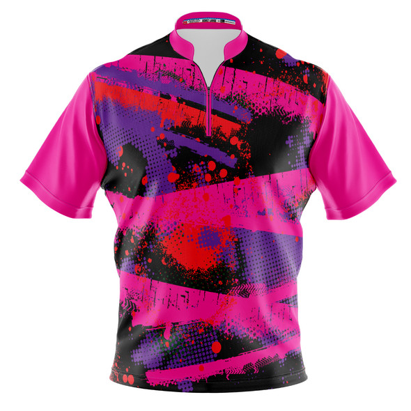 Build Your Own Neon Paint Splatter Bowling Jersey