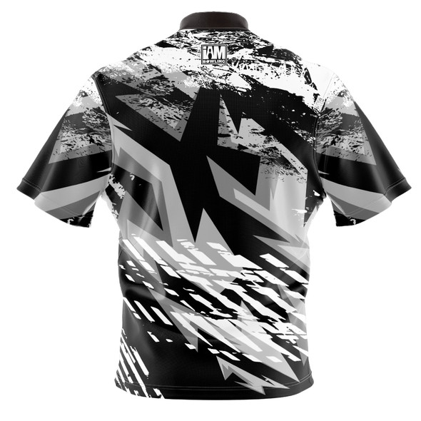 Build Your Own Charcoal Matrix Bowling Jersey