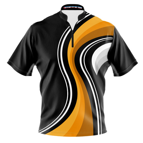 Build Your Own Orange Ripple Bowling Jersey