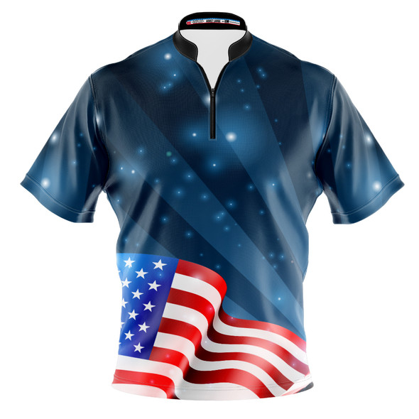 Build Your Own Glittering Flag Bowling Jersey