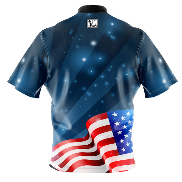 Build Your Own Glittering Flag Bowling Jersey