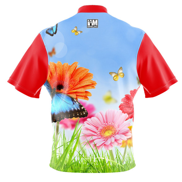 Build Your Own Gerbera Butterflies Bowling Jersey