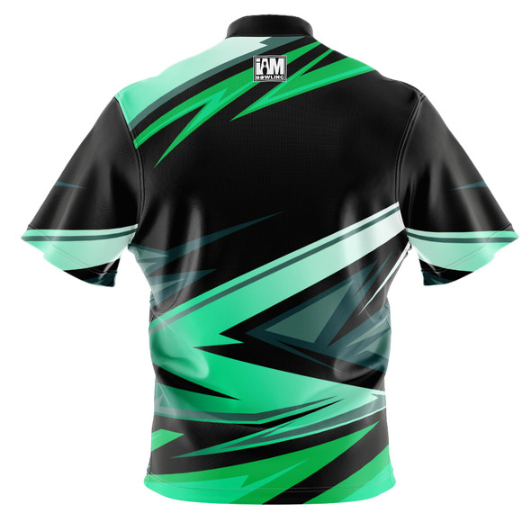 Build Your Own Emerald Zigzag Bowling Jersey