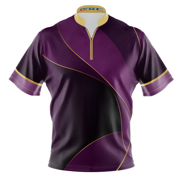 Build Your Own  Purple Cascade Bowling Jersey