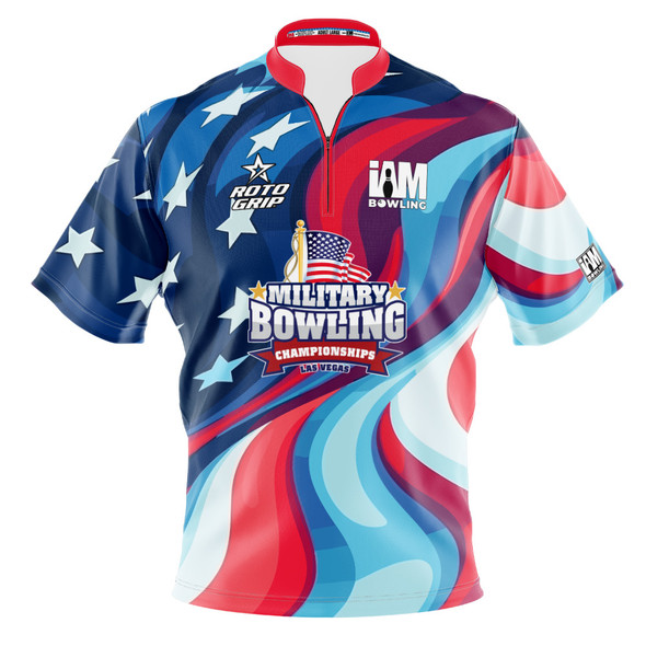 Express MBC Groovy Stars & Stripes Bowling Jersey