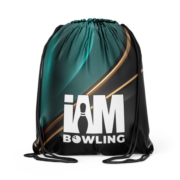 Emerald Allure Drawstring Backpack