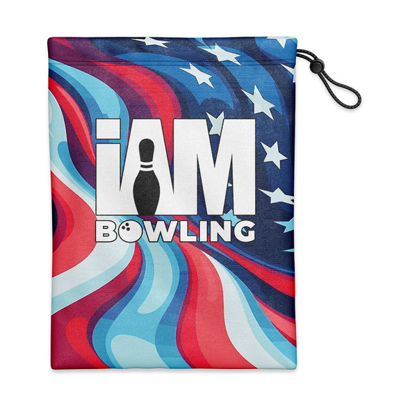 Groovy Stars & Stripes Shoe Bag
