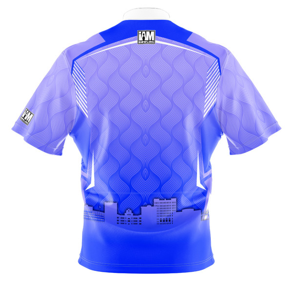 Official Junior Gold 2025 Blue Bay Horizon Bowling Jersey