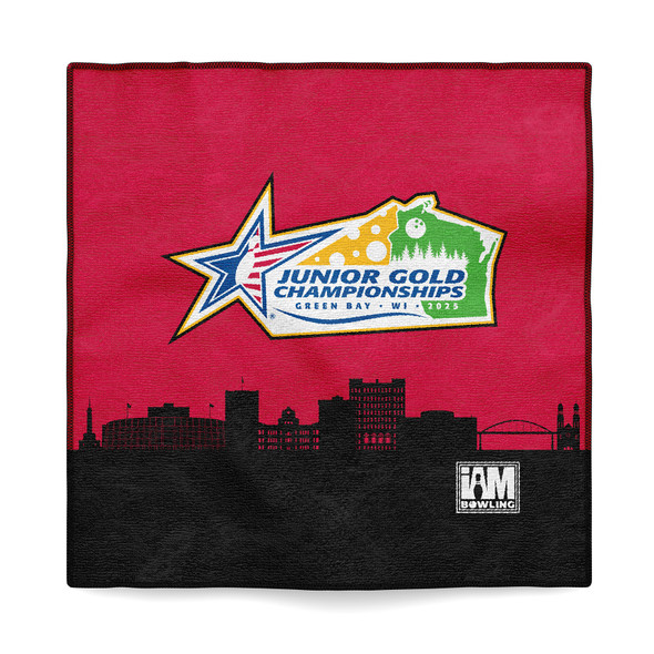 Official Junior Gold 2025 Red Microfiber Towel
