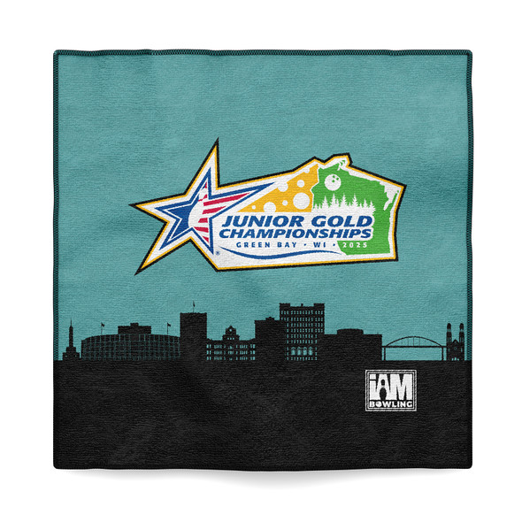 Official Junior  Gold 2025 Teal Microfiber Towel