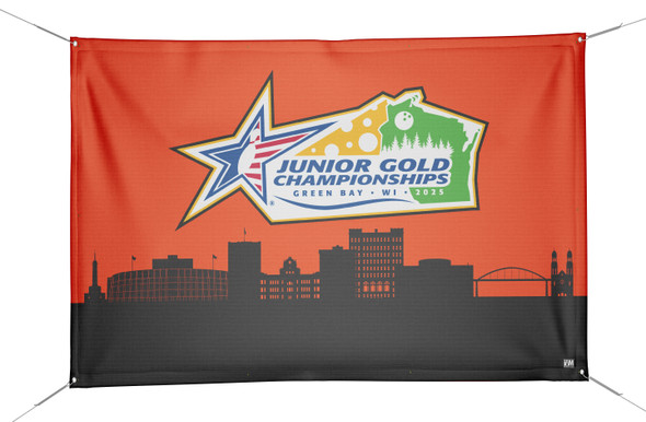 Official Junior Gold 2025 Orange Banner