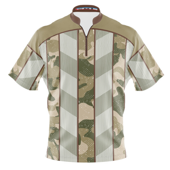 Build Your Own Striped Army Camo Bowling Jersey