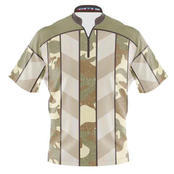 Build Your Own Striped Marines Camo Bowling Jersey