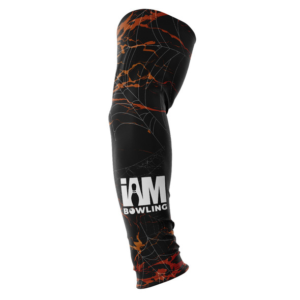Orange Spider Web Arm Sleeve