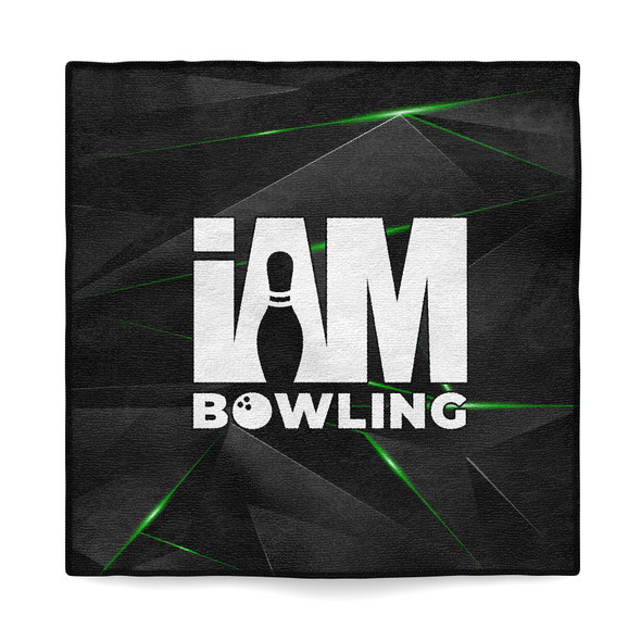 Emerald Fragments Microfiber Towel