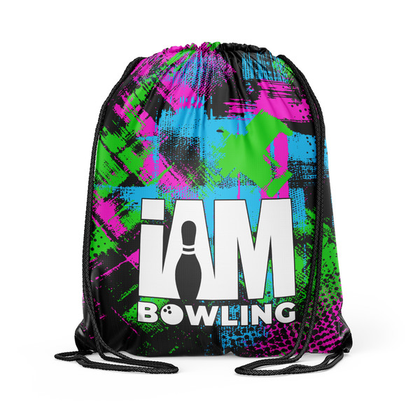 Cyber Splat Drawstring Backpack