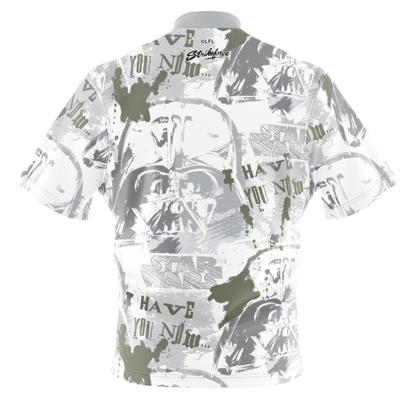 Express Star Wars™ Darth Vader White Grey Bowling Jersey