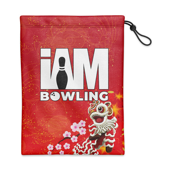 Chinese Lion Shoe Bag