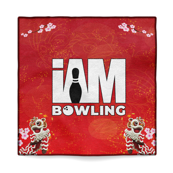 Chinese Lion Microfiber Towel