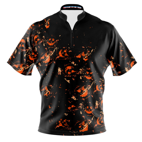Build Your Own Orange Pumpkins Bowling Jersey