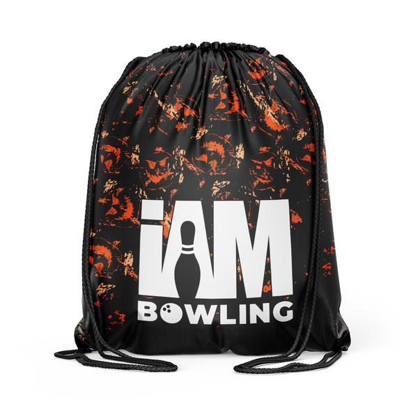 Orange Pumpkins Drawstring Backpack