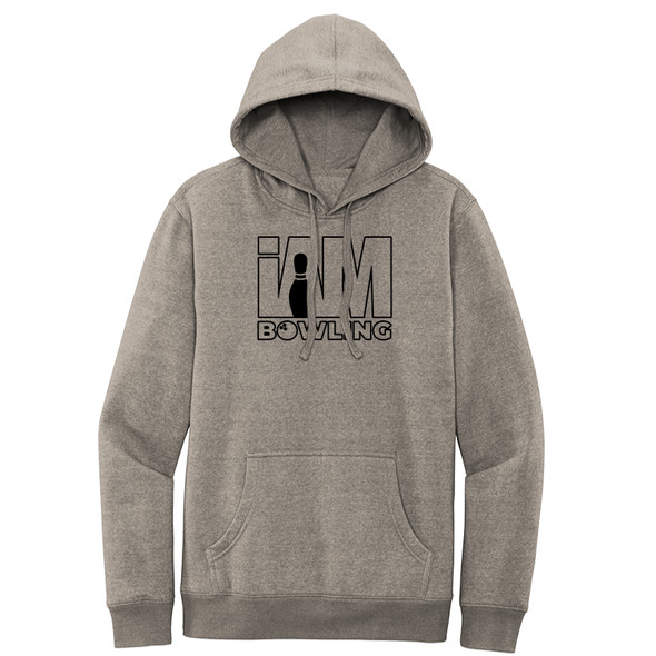 I AM Bowling™ Black Outline Logo Hoodie