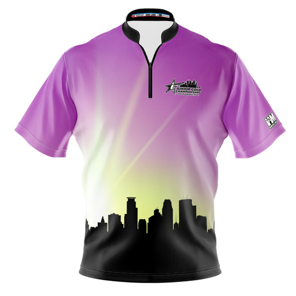 2026 Junior Gold Championships Purple Skyline Bowling Jersey