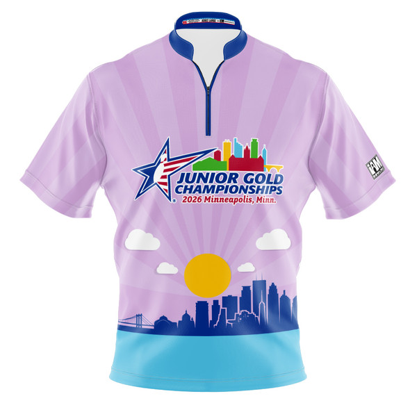 2026 Junior Gold Championships Purple Sunrise Bowling Jersey