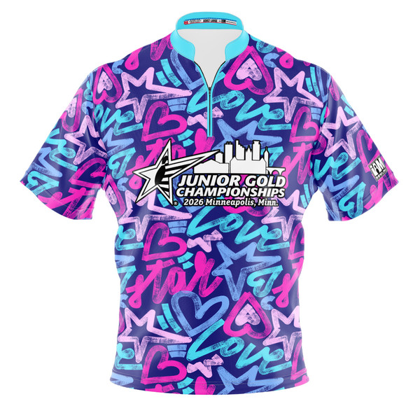 2026 Junior Gold Championships Love & Stars Bowling Jersey