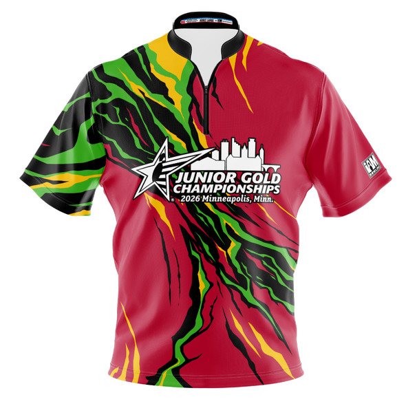 2026 Jr Gold Championship Wild Glacier Bowling Jersey