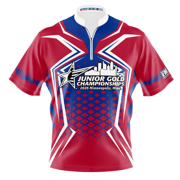 2026 Jr Gold Championship Twins Tribal Bowling Jersey