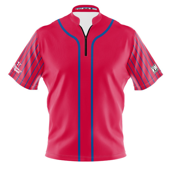 USBC Youth League Program Red Sport Bowling Jersey