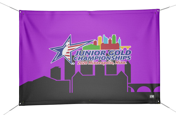 2026 Junior Gold Championships Purple Banner