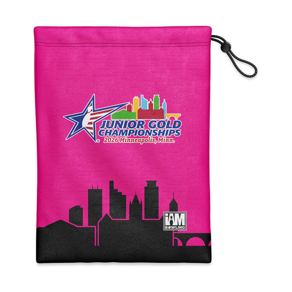 2026 Junior Gold Championships Pink Shoe Bag