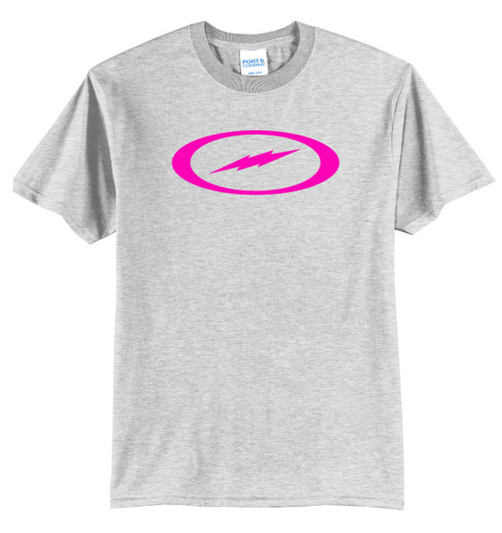 Storm Bolt Pink Logo Tee