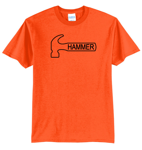 Hammer Black Outline Logo Tee